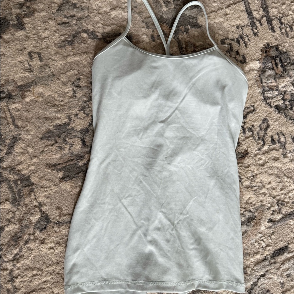 Lululemon Athletica light blue tank top